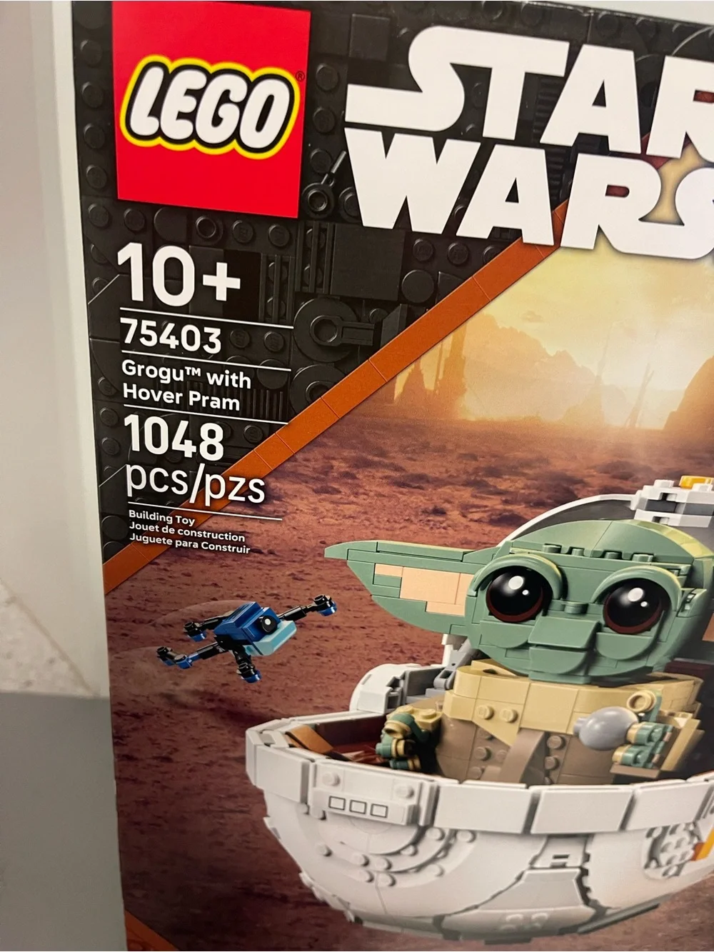 LEGO Star Wars Grogu with Hover Pram Building Set 75403 1048Pcs 10+ NIP Sealed